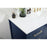 Elegant Kitchen/Bath Irene 60" Single Bathroom Vanity, Blue