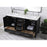 Elegant Kitchen/Bath Irene 60" Double Bathroom Vanity, Black