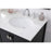Elegant Kitchen/Bath Irene 60" Double Bathroom Vanity, Black