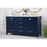Elegant Kitchen/Bath Irene 60" Double Bathroom Vanity, Blue