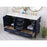 Elegant Kitchen/Bath Irene 60" Double Bathroom Vanity, Blue