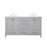 Elegant Kitchen/Bath Irene 60" Double Bathroom Vanity, Gray - VF18860DGR