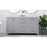 Elegant Kitchen/Bath Irene 60" Double Bathroom Vanity, Gray
