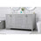 Elegant Kitchen/Bath Irene 60" Double Bathroom Vanity, Gray