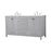 Elegant Kitchen/Bath Irene 60" Double Bathroom Vanity, Gray