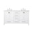 Elegant Kitchen/Bath Irene 60" Double Bathroom Vanity, White - VF18860DWH