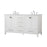 Elegant Kitchen/Bath Irene 60" Double Bathroom Vanity, White