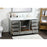 Elegant Kitchen/Bath Irene 60" Single Bathroom Vanity, Grey