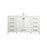 Elegant Kitchen/Bath Irene 60" Single Bathroom Vanity, White - VF18860WH