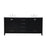 Elegant Kitchen/Bath Irene 72" Double Bathroom Vanity, Black - VF18872DBK