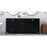 Elegant Kitchen/Bath Irene 72" Double Bathroom Vanity, Black