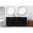 Elegant Kitchen/Bath Irene 72" Double Bathroom Vanity, Black