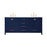 Elegant Kitchen/Bath Irene 72" Double Bathroom Vanity, Blue - VF18872DBL