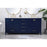 Elegant Kitchen/Bath Irene 72" Double Bathroom Vanity, Blue