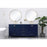 Elegant Kitchen/Bath Irene 72" Double Bathroom Vanity, Blue
