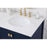Elegant Kitchen/Bath Irene 72" Double Bathroom Vanity, Blue