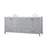 Elegant Kitchen/Bath Irene 72" Double Bathroom Vanity, Gray