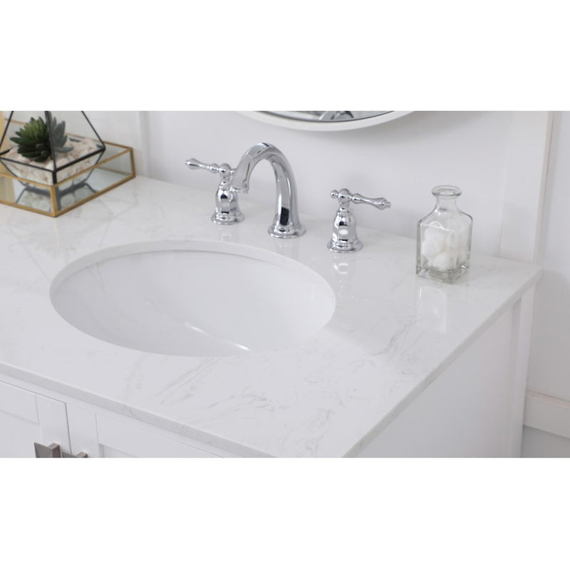 Elegant Kitchen/Bath Irene 72" Double Bathroom Vanity, White