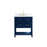 Elegant Sinclaire 30" Single Bathroom Vanity, Blue/Backsplash - VF19030BL-BS