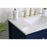 Elegant Sinclaire 30" Single Bathroom Vanity, Blue/Backsplash