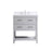Elegant Sinclaire 30" Single Bathroom Vanity, Grey/Backsplash - VF19030GR-BS