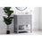 Elegant Sinclaire 30" Single Bathroom Vanity, Grey/Backsplash