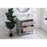 Elegant Sinclaire 30" Single Bathroom Vanity, Grey/Backsplash