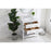 Elegant Sinclaire 30" Single Bathroom Vanity, White/Backsplash
