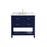 Elegant Sinclaire 36" Single Bathroom Vanity, Blue/Backsplash - VF19036BL-BS