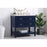 Elegant Sinclaire 36" Single Bathroom Vanity, Blue/Backsplash