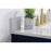 Elegant Sinclaire 36" Single Bathroom Vanity, Blue/Backsplash
