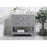 Elegant Kitchen/Bath Sinclaire 36" Single Bathroom Vanity, Gray