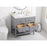 Elegant Kitchen/Bath Sinclaire 36" Single Bathroom Vanity, Gray