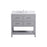 Elegant Sinclaire 36" Single Bathroom Vanity, Gray/Backsplash - VF19036GR-BS