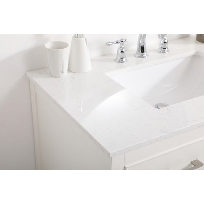 Elegant Kitchen/Bath Sinclaire 36" Single Bathroom Vanity, White