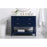 Elegant Kitchen/Bath Sinclaire 42" Single Bathroom Vanity, Blue
