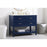 Elegant Kitchen/Bath Sinclaire 42" Single Bathroom Vanity, Blue