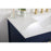 Elegant Kitchen/Bath Sinclaire 42" Single Bathroom Vanity, Blue