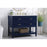 Elegant Sinclaire 42" Single Bathroom Vanity, Blue/Backsplash