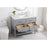 Elegant Kitchen/Bath Sinclaire 42" Single Bathroom Vanity, Gray