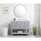 Elegant Kitchen/Bath Sinclaire 42" Single Bathroom Vanity, Gray