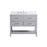 Elegant Sinclaire 42" Single Bathroom Vanity, Gray/Backsplash - VF19042GR-BS