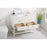 Elegant Kitchen/Bath Sinclaire 42" Single Bathroom Vanity, White