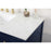 Elegant Kitchen/Bath Sinclaire 48" Single Bathroom Vanity, Blue