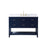 Elegant Sinclaire 48" Single Bathroom Vanity, Blue/Backsplash - VF19048BL-BS