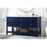 Elegant Kitchen/Bath Sinclaire 60" Single Bathroom Vanity, Blue