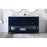 Elegant Kitchen/Bath Sinclaire 60" Double Bathroom Vanity, Blue