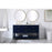 Elegant Kitchen/Bath Sinclaire 60" Double Bathroom Vanity, Blue