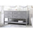 Elegant Kitchen/Bath Sinclaire 60" Double Bathroom Vanity, Gray