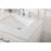 Elegant Kitchen/Bath Sinclaire 60" Double Bathroom Vanity, White